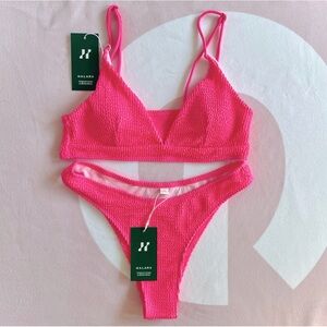 NWT Halara Adjustable Straps Solid Bikini Set (M)